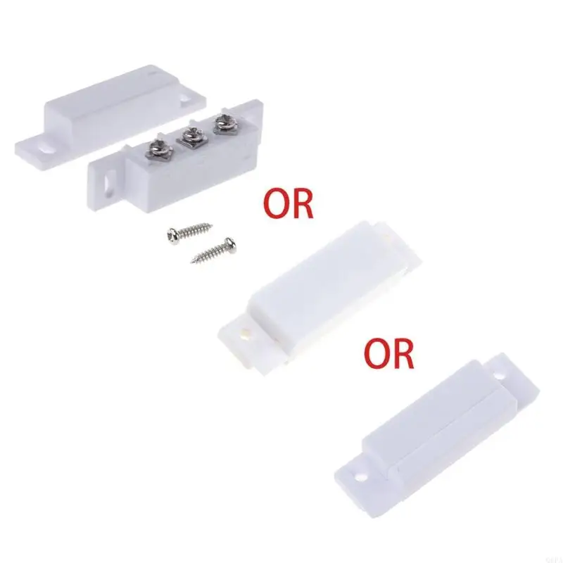 NC NO Interruptor de contato magnético Sensor de porta com fio Metal Roller Shutter Door Home Sistema de alarme