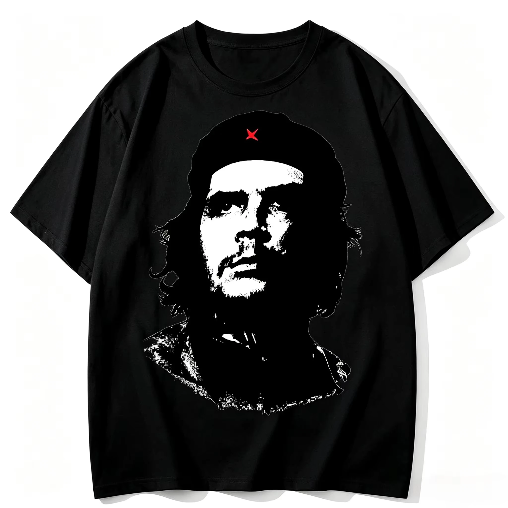 2026 New Che Guevara New American Vintage Casual Loose Men's T-Shirt Theme Icon of Trendsetting Culture Women Men T-Shirt
