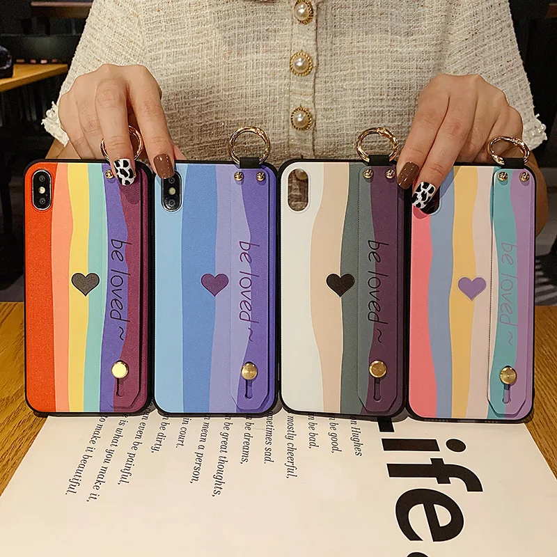 50x Gorgeous phone holder case for Samsung galaxy S10 S20 plus S21 A50 A51 A70 A71 A52 A72 S8 S9 note 8 9 10 NOTE20 ultra cover