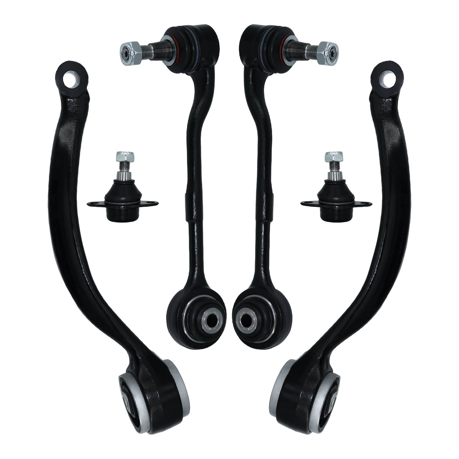 

TOPICKSAP 6PCS Front Lower Rearward Control Arms Ball Joints for BMW 3Series E90 E91 E84 X1 325xi 330xi 2006 2007 2008 - 2015