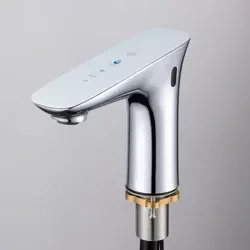 manufacture white Touch Sensor Smart  Automatische Basin Faucet