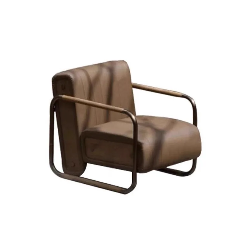 Outdoor sofa combination waterproof and sunscreen garden landscape design sales department negotiation chair single engineering