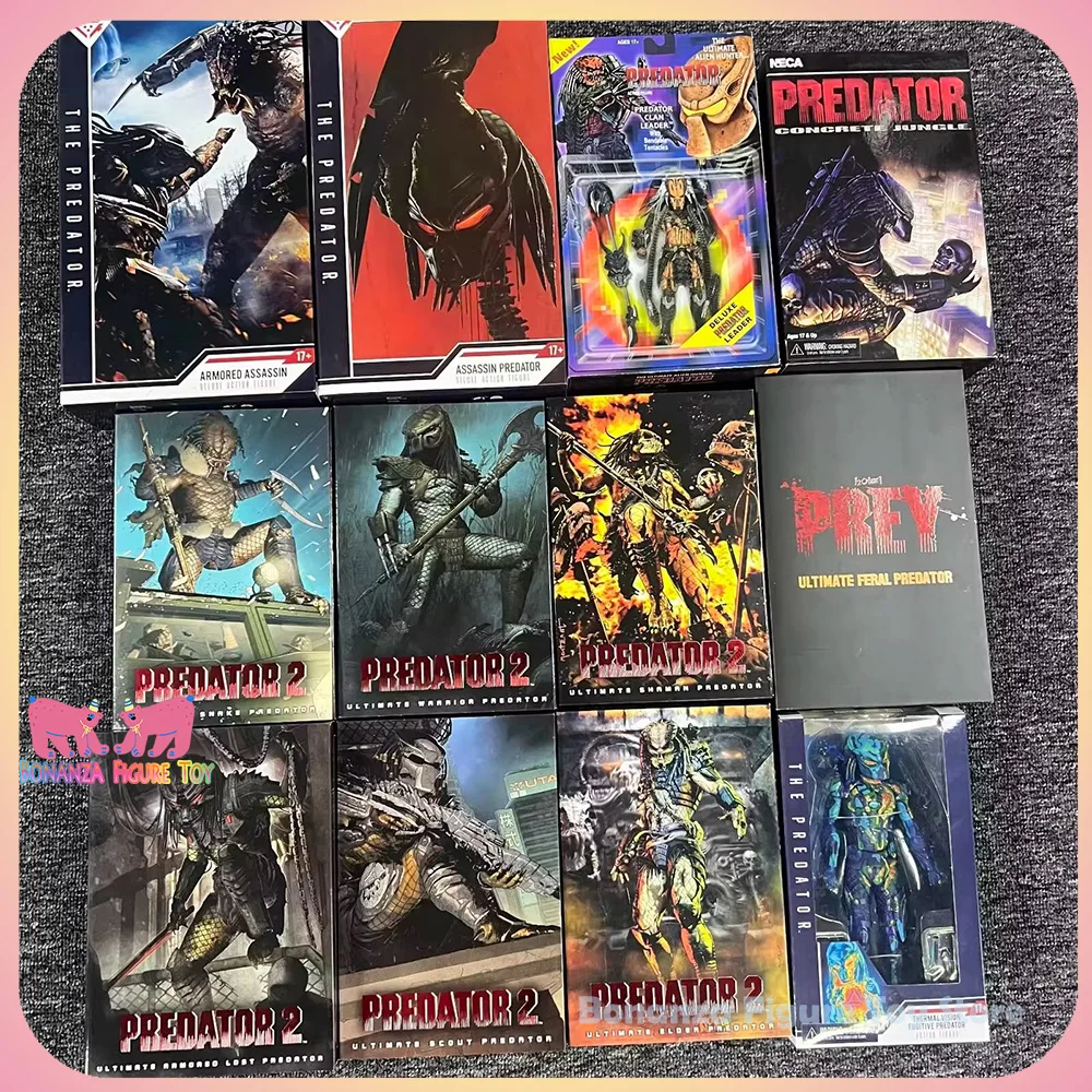 

In Stock NECA Predator Predator Snake Clan Leader Jungle Hunter Action Figures Genuine Collect Commemorate Birthday Toys Gift