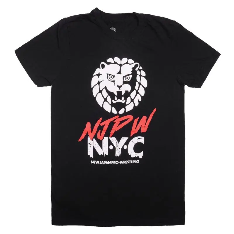

G1 Supercard NJPW NYC New Japan Pro Футболка для борьбы унисекс маленькая ROH США