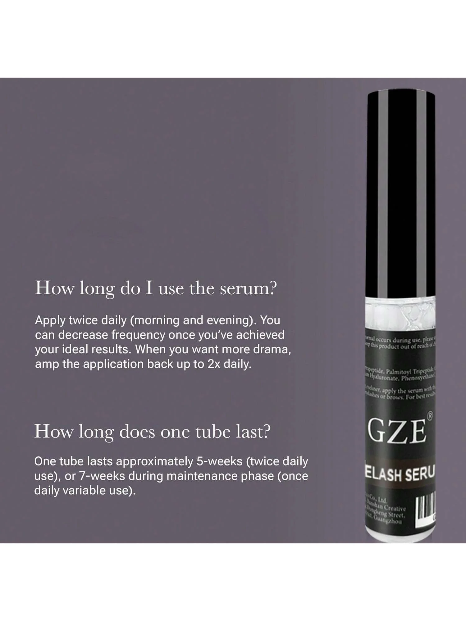 GZE Eyelash Serum Lash Boosting Serum