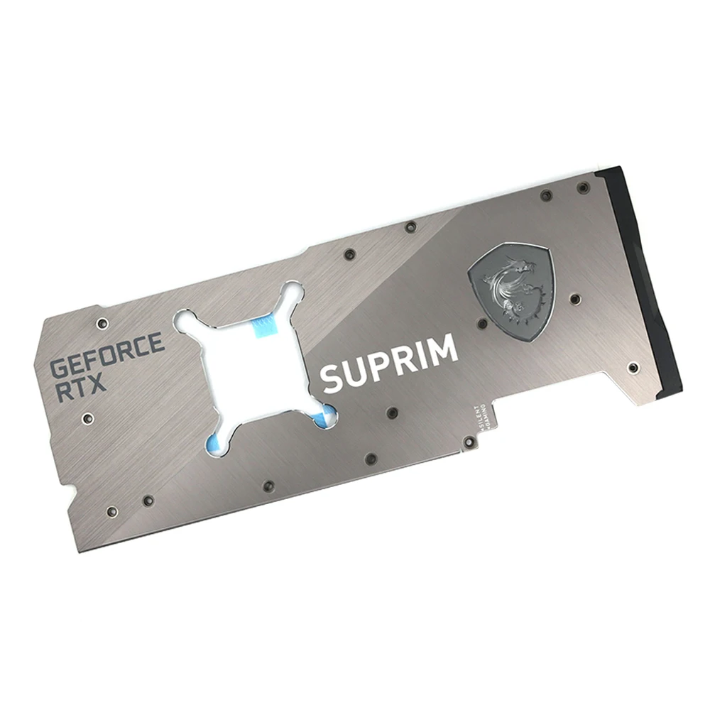 For MSI RTX 3080 Ti SUPRIM X Replacement Graphics Card GPU Backplante Backplate
