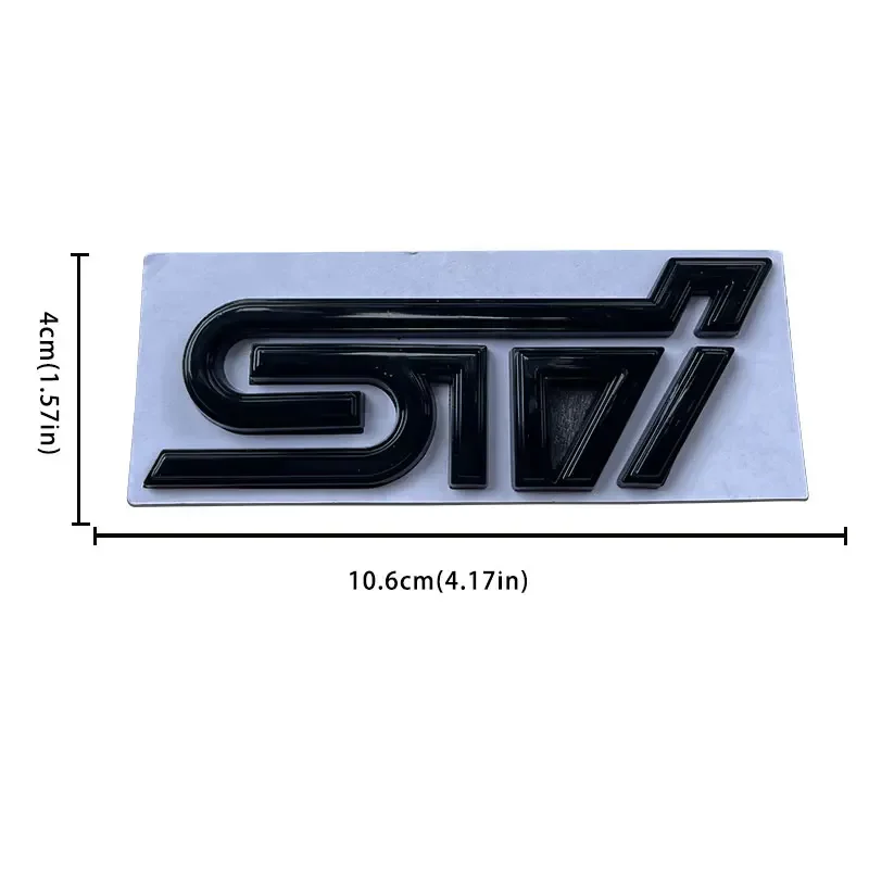 Metal Car Styling Emblem Rear Trunk Stickers Side Badge Decal for Subaru STI Logo WRX Forester XV Outback Impreza Legacy Tribeca