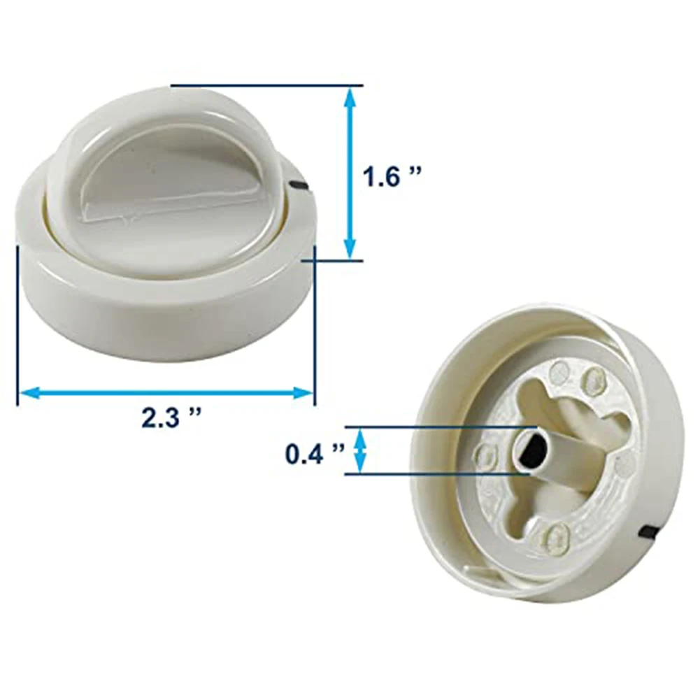 Cost Effective Dryer Timer Switch Knobs Compatible with Models For 131873500 131947300 WE01X10082 Set of 4 for Practical Use