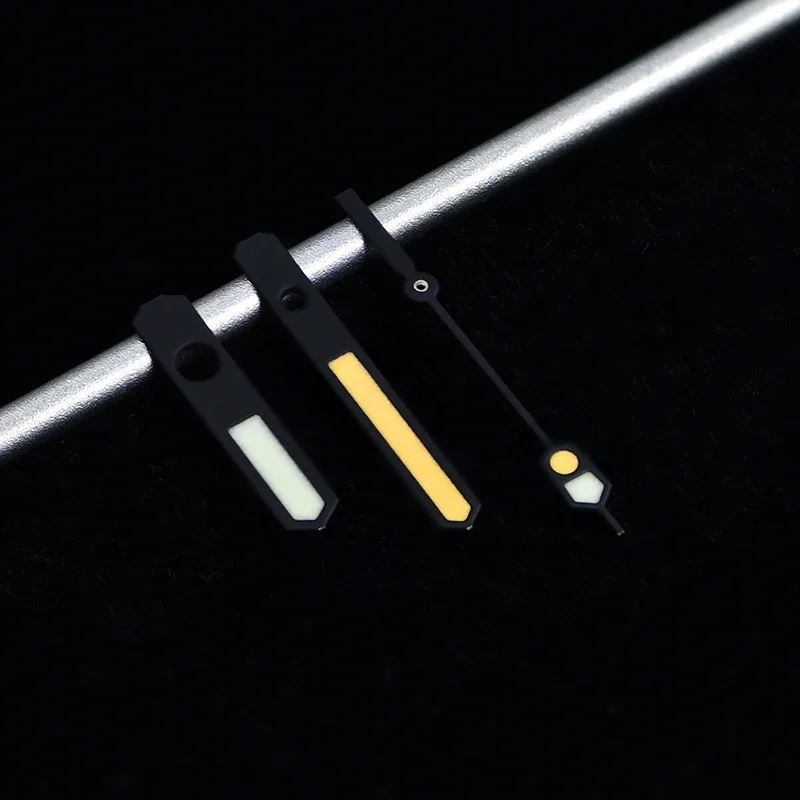 

HEIMDALLR Watch Parts Black Orange Turtle 6105 Watch Hand Luminous Marks Suitable For NH35A/NH36A Movement
