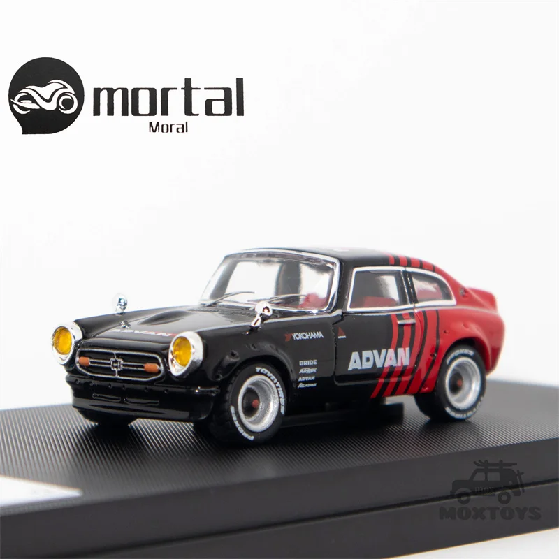 

Mortal 1:64 S800 Coupe Outlaw Advan Black Red Diecast Model Car