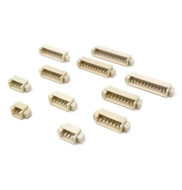 500Pcs JST 1.25mm 2P 3P 4P 5P 6P 7P 8P 9P 10P 12PIN SMD Horizontal Vertical Male Plug Connector Pin Header Socket JST 1.25