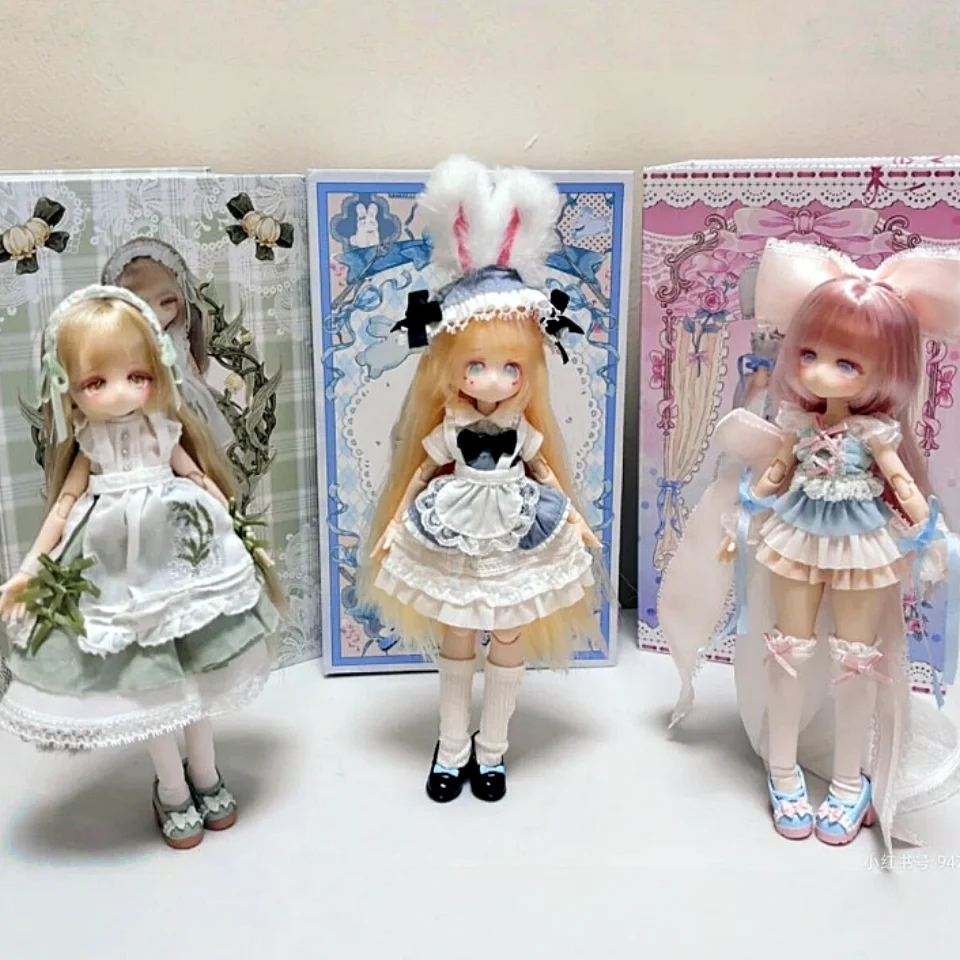 

Новая мобильная кукла 1/8 Mjd Joint, оригинальная серия Momotale Girl Body, модный орнамент ручной работы, подарок-сюрприз для девочек, игрушки