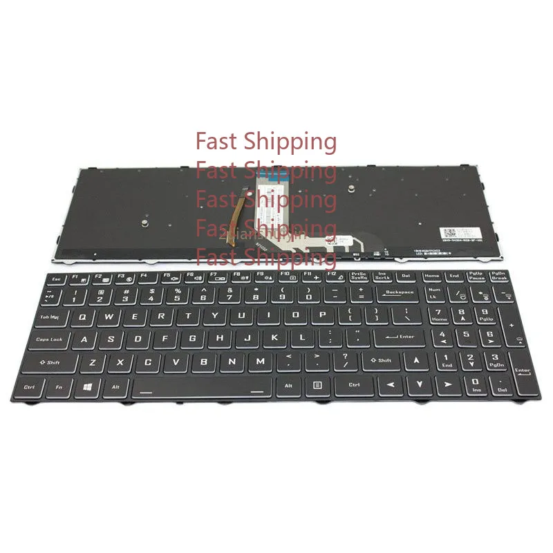 C=Laptop US Backlight Keyboard for Clevo NH50 NH55 NH57 NH58 MACHENIKE T58 Shinelon M7 7000 9000 Thunderobot 911MT 911ME 911ST