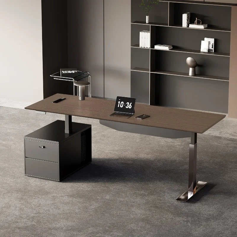 Modern Wooden Office Desk Luxury Drawer Decoration Standing Executive Office Desk European Design Scrivania Salon Furniture