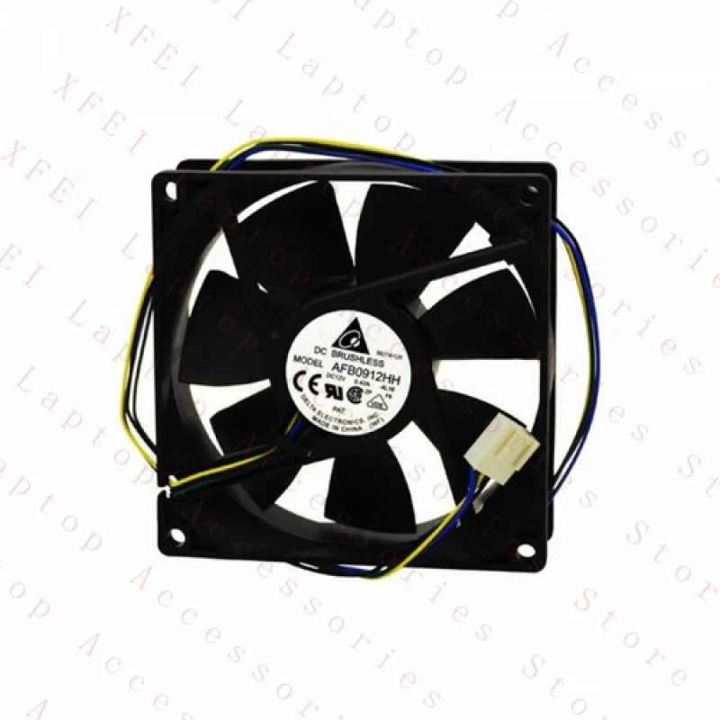 F for Brand NEW Delta AFB0912HH 4-Pin PWM Function Computer Fan DC 12V (92x92x25MM)