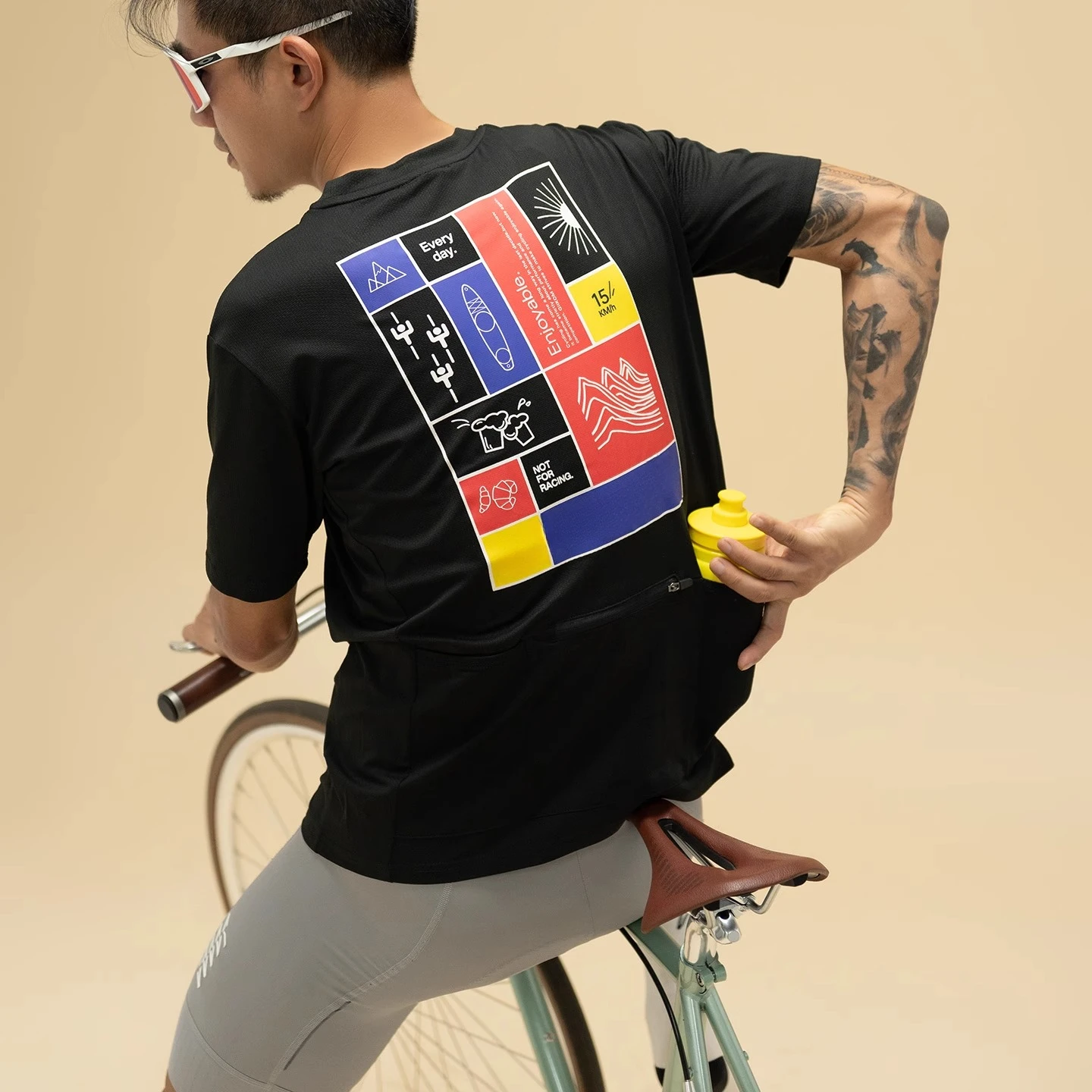 Cycling Commute Clothes - Ropa Casual para Ciclismo, Camiseta de