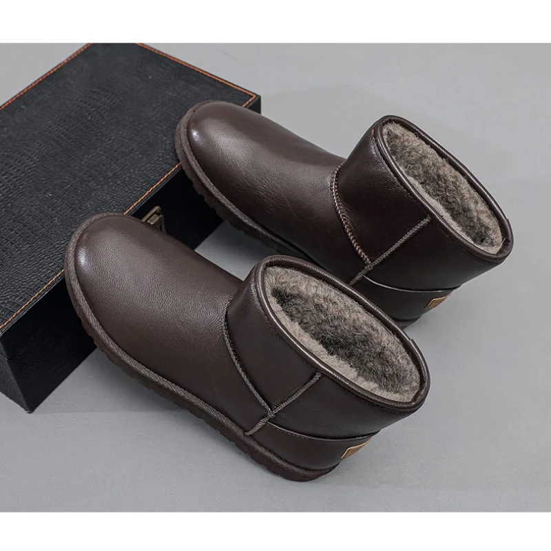 Bottes de neige chaudes et confortables pour hommes et femmes, chaussures de randonnée en velours non ald, résistantes à l'usure, extérieur, hiver, nouveau