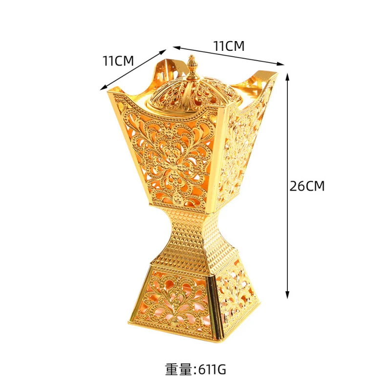 Luxury-retro-style incense burner, exquisite metal indoor alloy handicrafts and decorative pieces