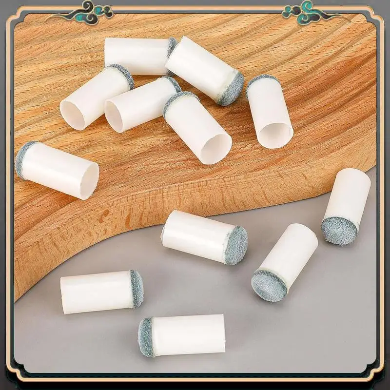 

40 Pack Billiard Pool Cue Tips, Slip On Pool Cue Repair Tips Kit 12/13Mm Billiard Pool Cue Stick Tips Blue & White Screw On Tips