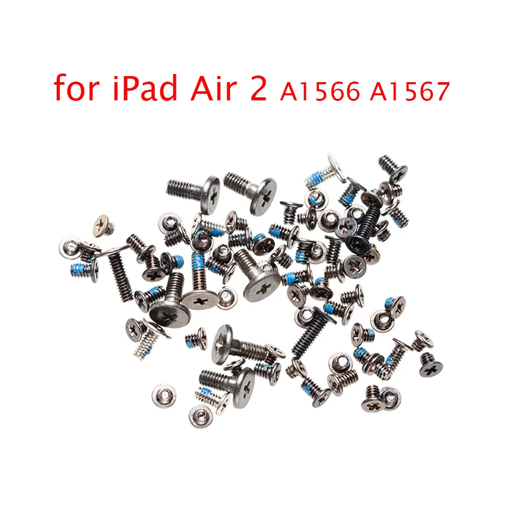 WAMY USB Charger Port Dock Connector Plug Socket Jack Ribbon Charging Port Flex Screws for iPad 6 Air 2 A1566 A1567