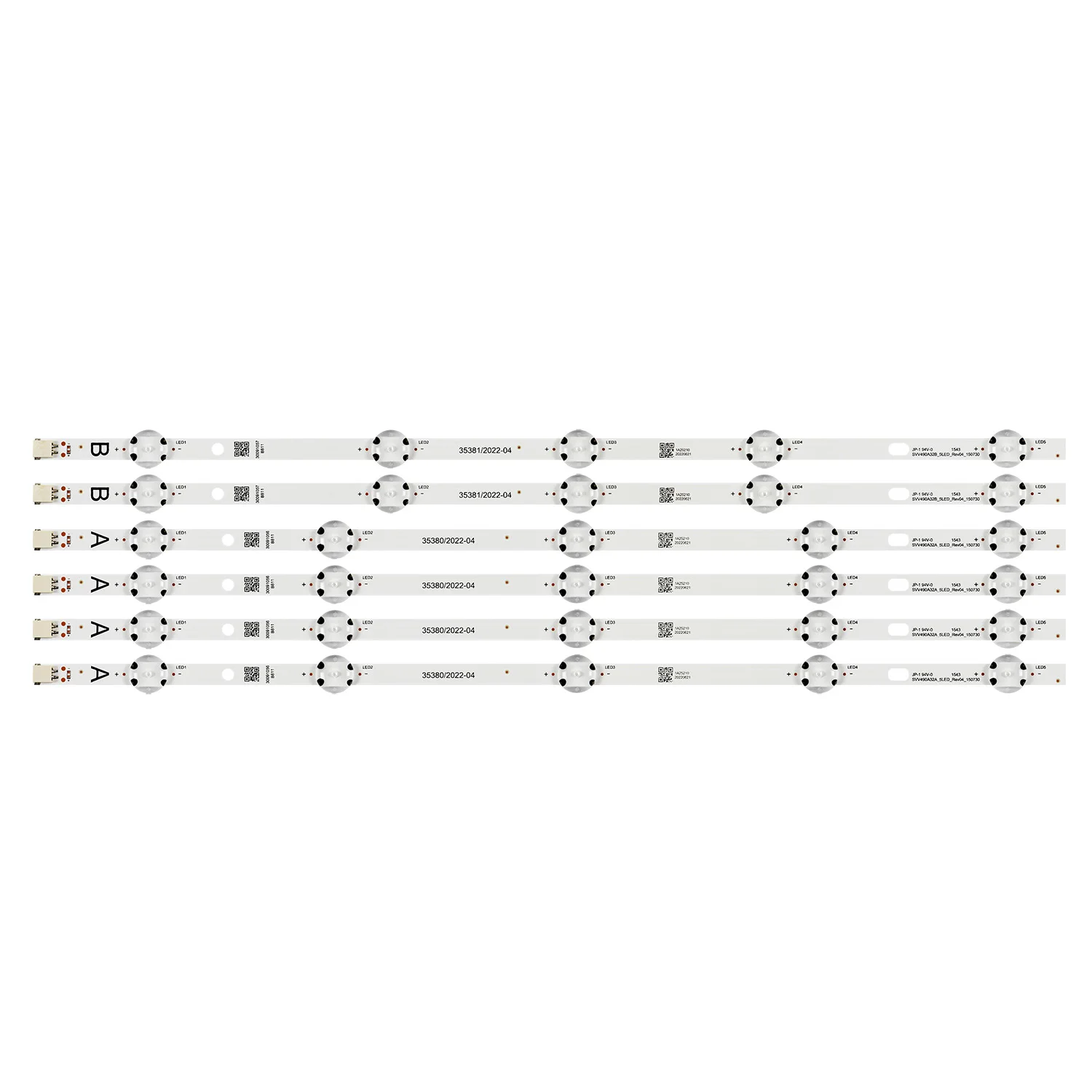 Bande de rétro-éclairage LED 7LED, 460mm, pour Toshiba 49U5766DB 49U6663DB VESTEL 49 UHD DRT VNB A B type VES490QNDL-2D-U11