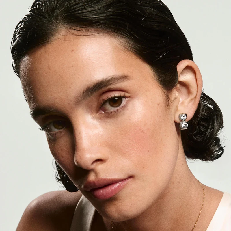 

Сертифицированные RAPRGOLD GRA серьги-гвоздики с муассанитом 5 мм в форме бесконечности для женщин, из золота 14K, ювелирные изделия, подарки на годовщину