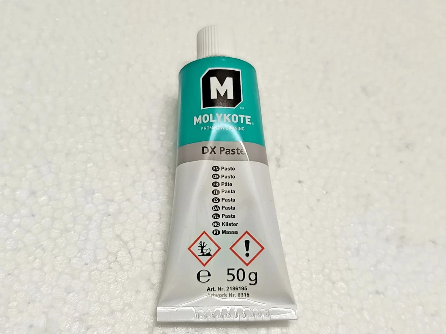 Molykote DX Paste Solid Lubricants High Performance White Bearing and Surface Grease TUBE 50g