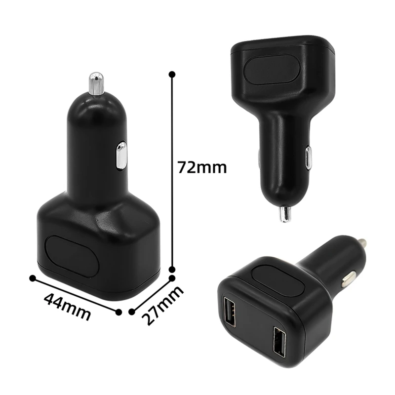 Dual USB Car GPS Tracker 2G 4G Output Charger Mini Locator Car Lighter Real-Time Tracking Device Car Phone Charger