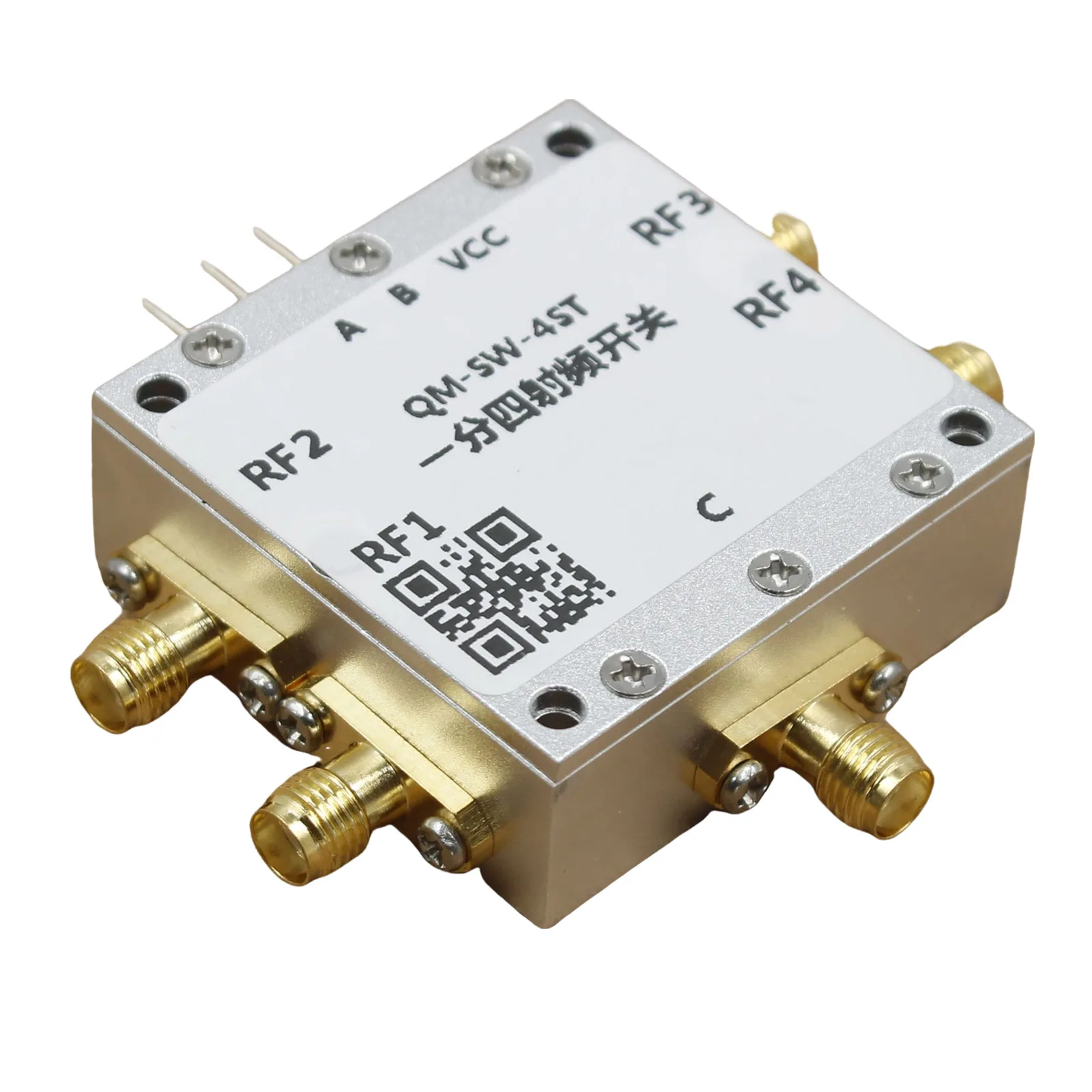 0.1-6 GHz RF Switch SP4T RF Switch, One Minute Four, Microwave Electronic Switch, High Isolation