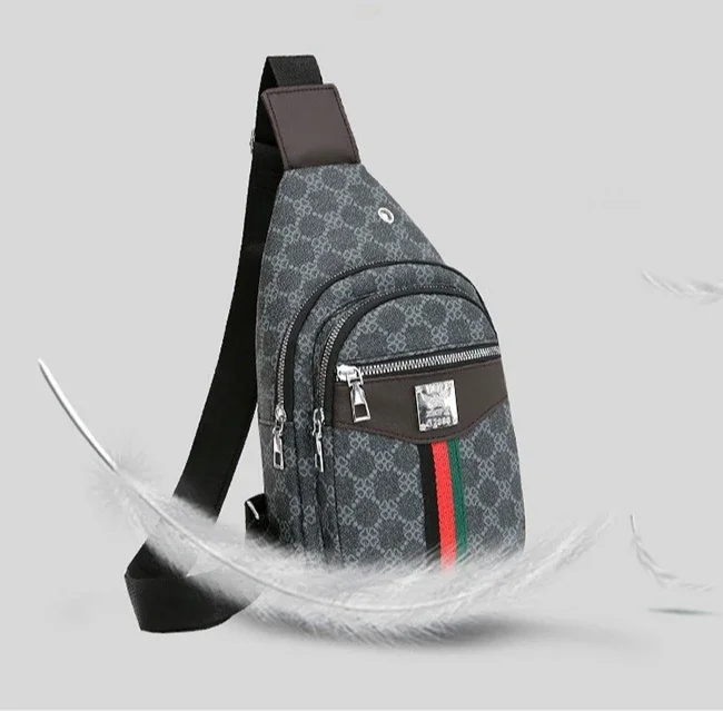 Universelle Multifunktionale Umhängetasche für Herren/Damen, Schulter-Crossover-Brusttasche, lässige Handtasche mit Kopfhörerfach – Detail 4