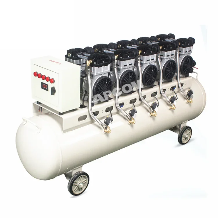 

Low Noise APCOM 4kw 5 Piston Small Compressor 4 5 kw 5.5kw 7.5 10 Piston Air Compressor with tank 230L