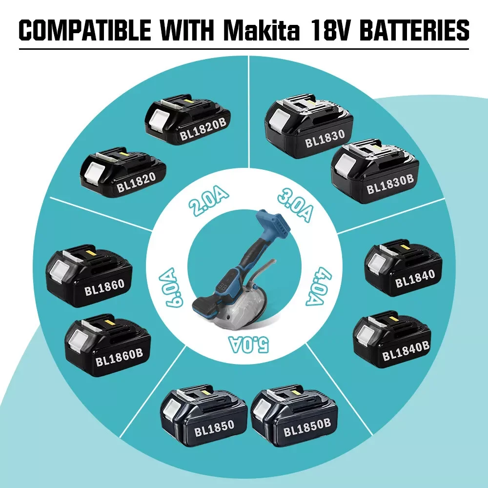 Imagem -05 - Máquina Elétrica Automática de Telha Recarregável Ferramenta de Nivelamento de Piso Nivelador de Bolhas Ferramentas Elétricas para Makita 18v Bl1830