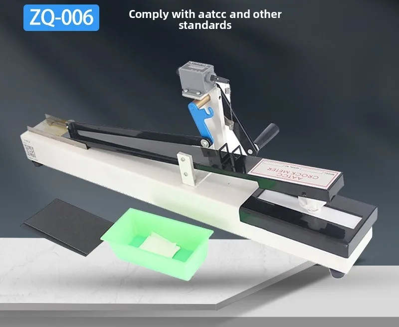 Manual dry and wet friction color fastness tester, yarn yarn yarn printing and dyeing and other textile color fastness tester