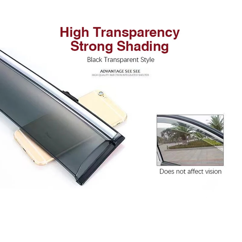 Car Rain Deflector For Chery Arrizo GX 5 6 Plus Pro 2018 2019 2020~2023 Car Window Wind Sun Rain Visor Deflector Car Accessories