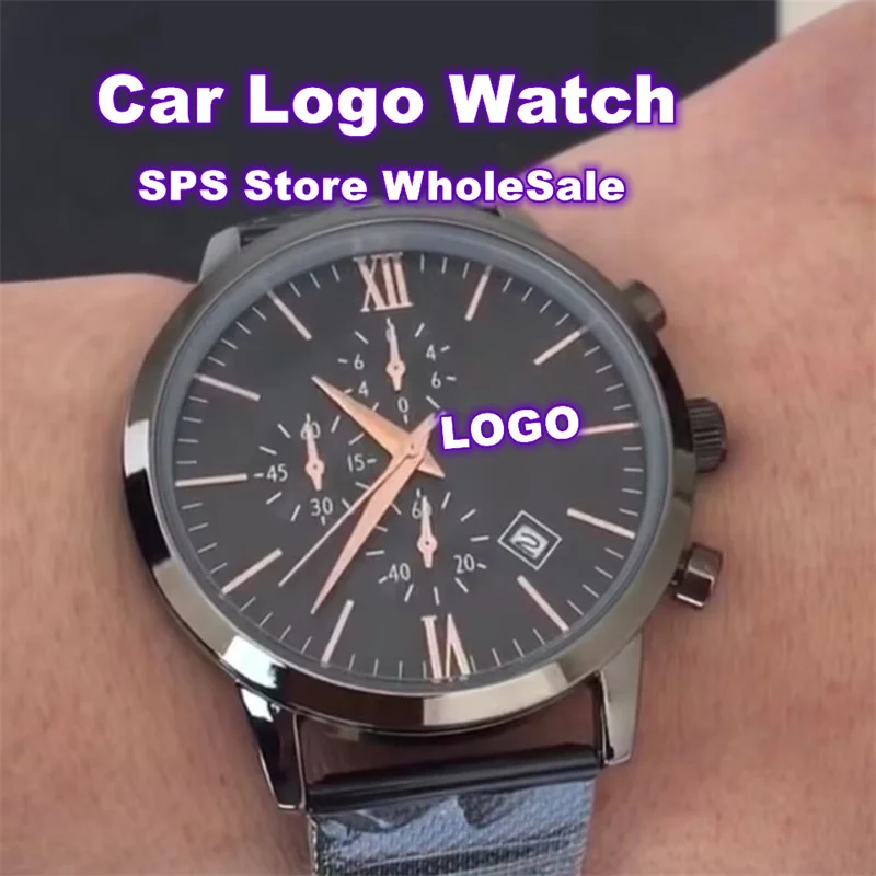 SPS WholeSale Car Logo Watch DIY Your Car Logo Watch Customize Logo LED Watch For Men Women Waterproof Design