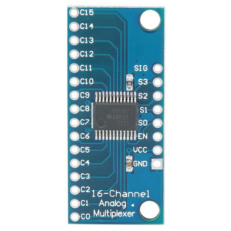 N11R- 40Pcs 16CH Analogue Multiplexer Module 74HC4067 CD74HC4067 Precise Module Digital Multiplexer MUX Breakout Board