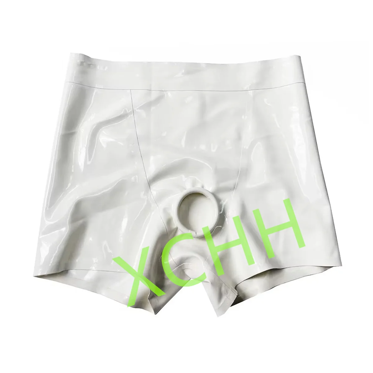 Latex-Herrenshorts, Gummi-Unterhosen, Weiße Unterhosen, Handgefertigte Herren-Boxershorts, Cosplay-Kostüme, Maßanfertigung