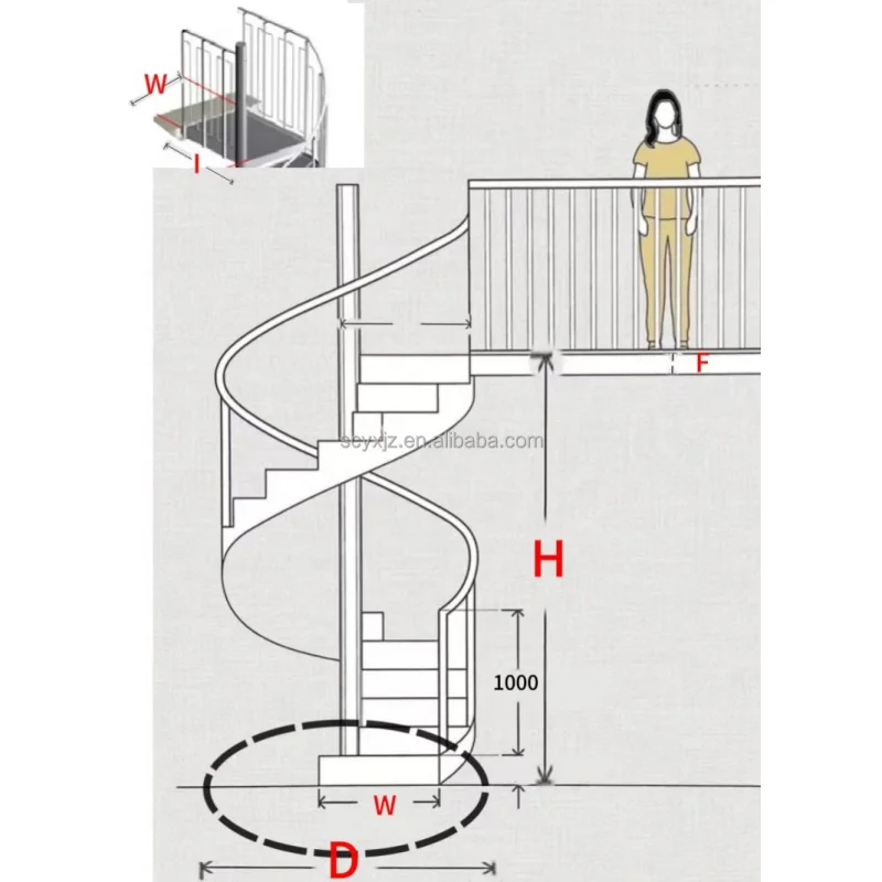 op maat. Moderne stalen buitentrap, eigentijds, eenvoudig te installeren trap