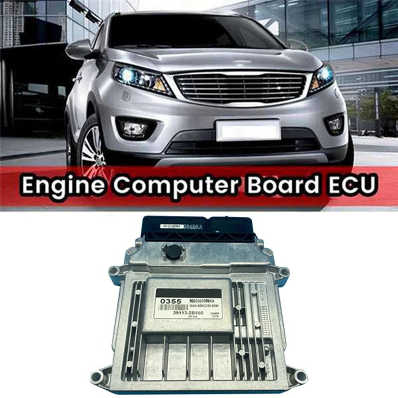 39113-2B590 ECU Car Engine Computer Board Electronic Control Unit 9001040355KA for Hyundai KIA M7.9.8 0355