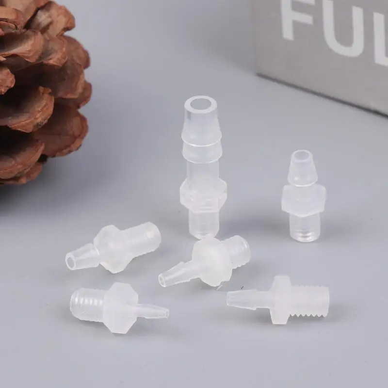 Joint Parts Air Valve Pipe Dispensing Glue Subpackaging Connector Hose Joint Adapter PP Plastic