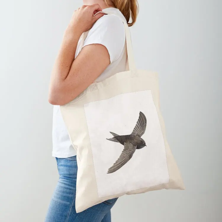 

COMMON SWIFT-Apus apus Tote Bag shopper bag women large size bags Custom bag Canvas shoulder