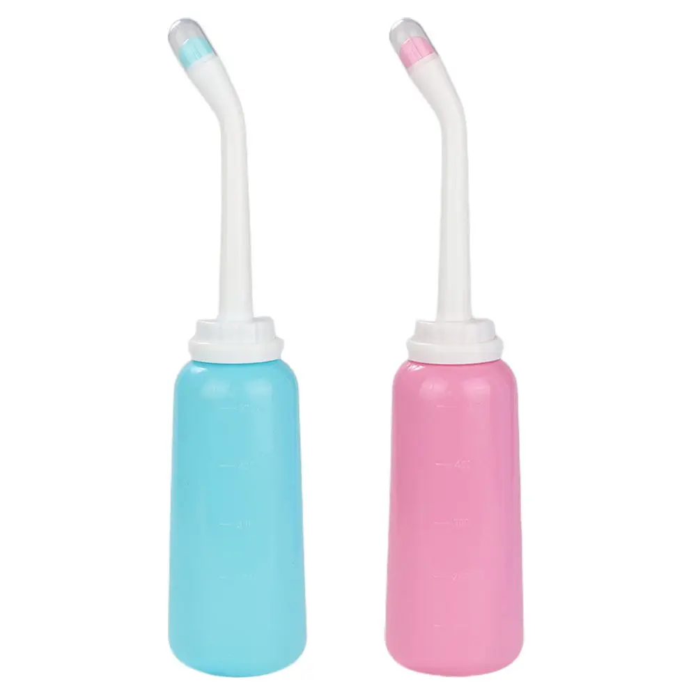 2Pcs Women Private Part Cleaner Portable Handheld Douche Cleaner Safe Soft Tpe Material Female Personal Hygiene Irrigator Bottle - view 3