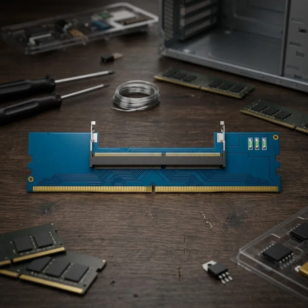 SO DDR5 for laptop Memory to DDR5 Desktop U DIMM Adapter Card Enables Cost Effective Memory Testing and Hardware Upgrades