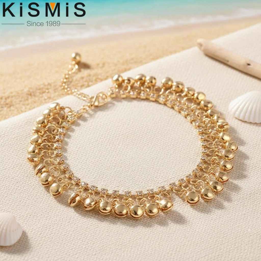 Sandalias Boho con Borlas para Pies Descalzos, Joyería para Pies de Mujer, Regalo Único para Navidad o Cumpleaños