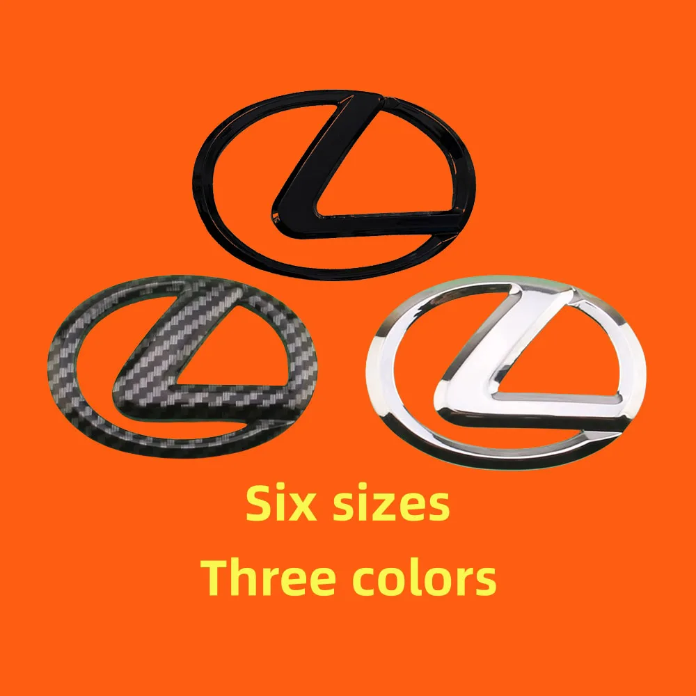 

Badge For Lexus Front Emblem Rear Trunk Emblem badge IS200 IS250 IS300 CT200H ES200 ES300 GS300 GS350 GX470 RX400 Accessories