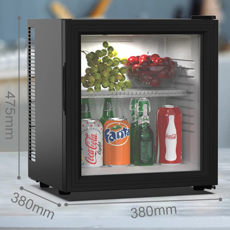 24L/33L Quiet Mini Fridge, Semiconductor Cooling, Designed for Hotel Rooms, Compact Refrigerator for Bedrooms and Living Rooms