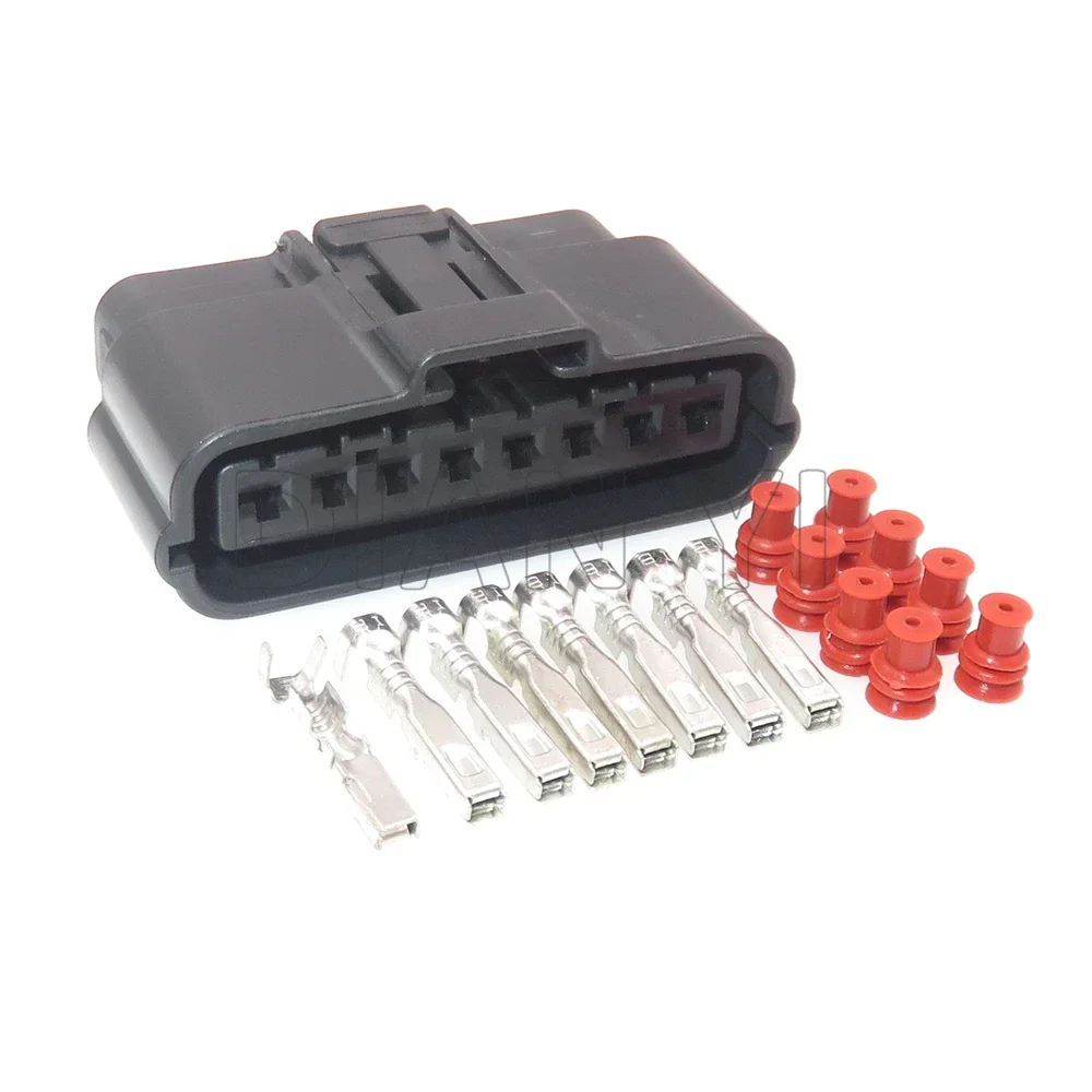 1 Set 8 Way Car Plastic Housing Sealed Adapter AC Assembly Auto Connectors Auto Cable Socket 6195-0038 For Toyota Honda Nissan