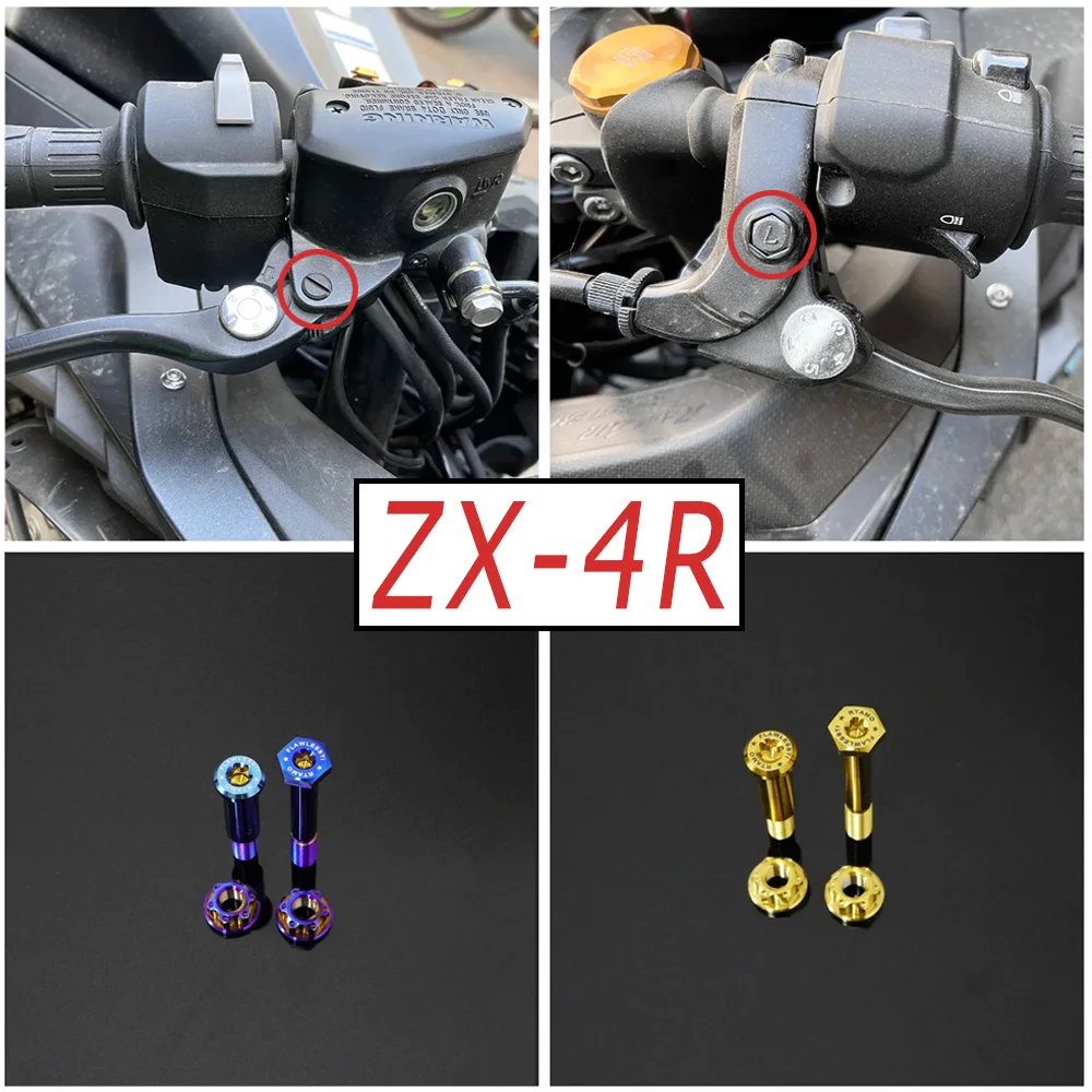 

FLAWLESSTI Gr5 Titanium Bolt Brake Clutch Lever Bolt For Ninja ZX-4R ZX-4RR