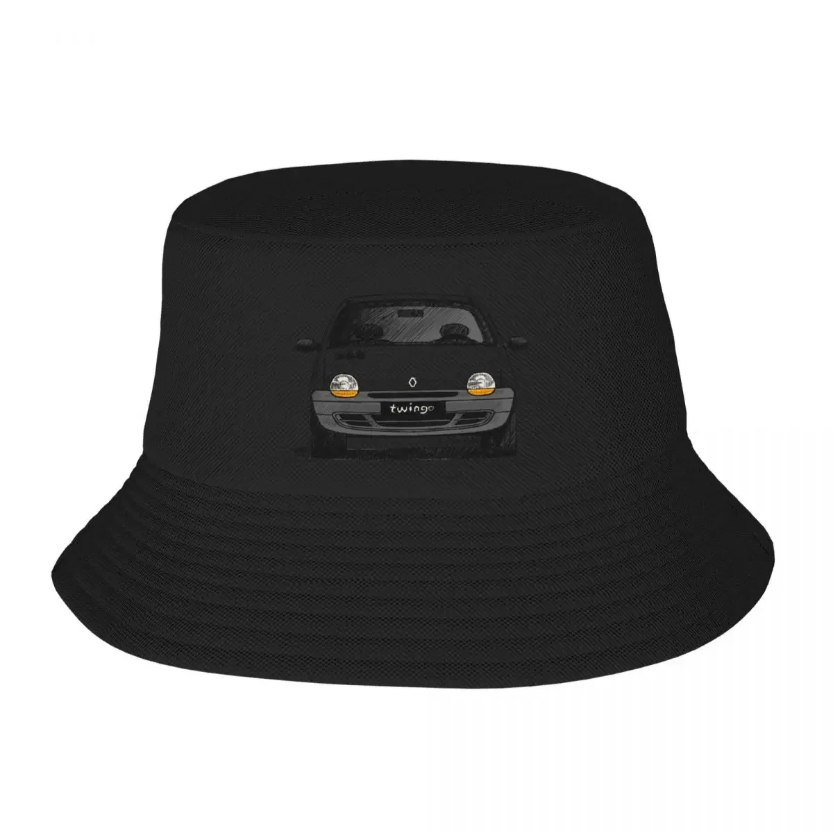 My drawing of the French utility Bucket Hat Rave cute Men  Wear Women's