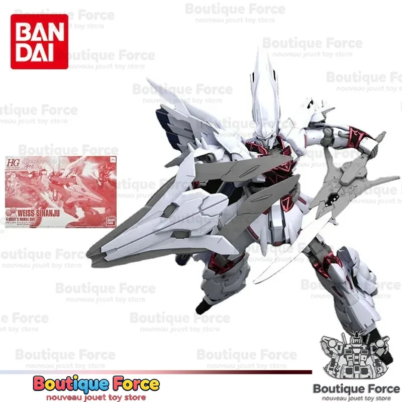 Bandai Gundam Weiss Sinanju Modellbausatz HGBF MSN-06SW PB Limited Anime Actionfigur Gunpla Bauspielzeug Echtes Sammlerstück